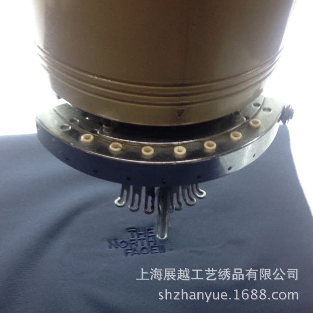 Japanese imported Barudan computer embroidery labels, finished clothing and hat embroidery processing, brand logo appliqué embroidery