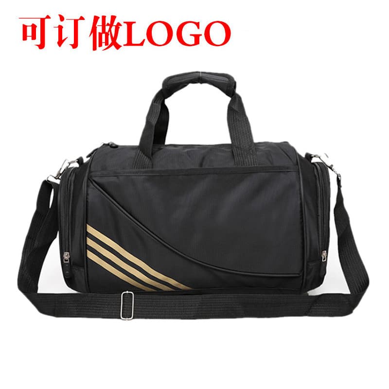 Single Shoulder Handheld Gym Bag Travel Bag Sports Bag Large Capacity Duffle Bag Round Cylinder Travel Bag Custom Logo