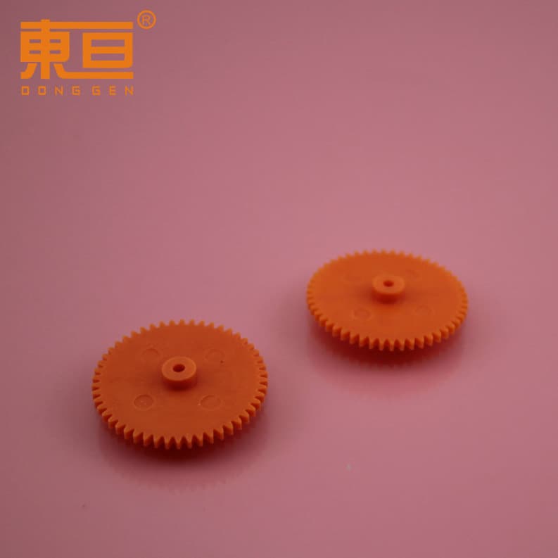 502A Soft Orange-Red Soft Single-Layer Gear Tooth Plate Easy Installation Version Toy Accessory Tight Fit for 2mm Shaft