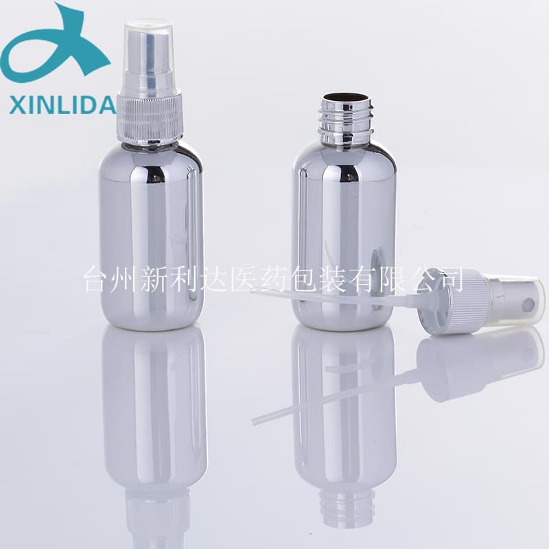 Gold-Plated Dropper Bottle Professional Medical Dropper Bottle Gold-Plated Liquid Packaging Bottle Silver