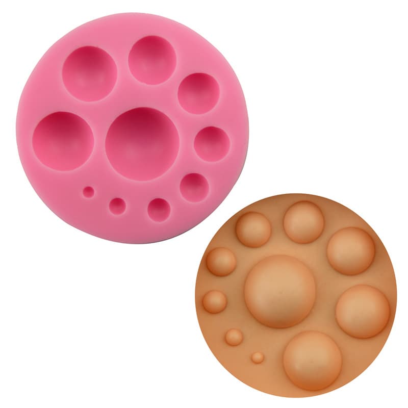 Silicone Baking Cake Mold Half Circle Ball Pearl Decorative Tool for Cake Bread Mousse Jelly Chocolate Multifunctional Tool