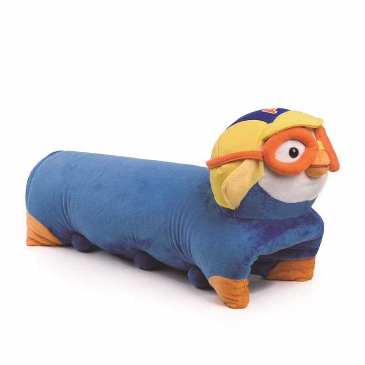 Natural latex pillow, baby pillow, cartoon children's latex pillow core, all-cotton bolster, anti-flat head pillow, Thailand.