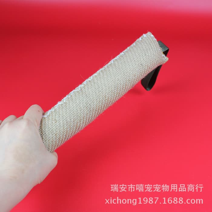 Wholesale Dog Training Bite Tug Toy Pet Dog Toy Hemp Rope Stick Pet Training Supplies
