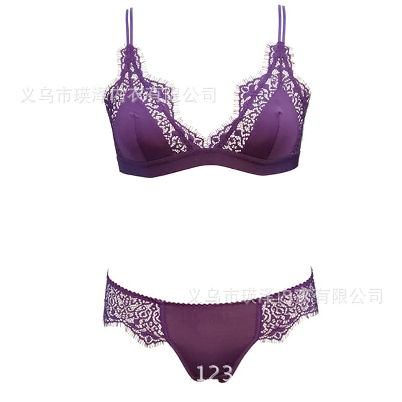 Lingerie Set Processing Sexy Lace Bra Custom Fashion Bra Panties Sample Production