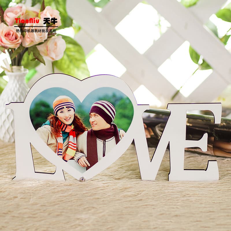 Sublimation Heat Transfer Blank Wooden Board Painting DIY Photo Print Tabletop Creative Wooden Board Art Material Supplies Wholesale