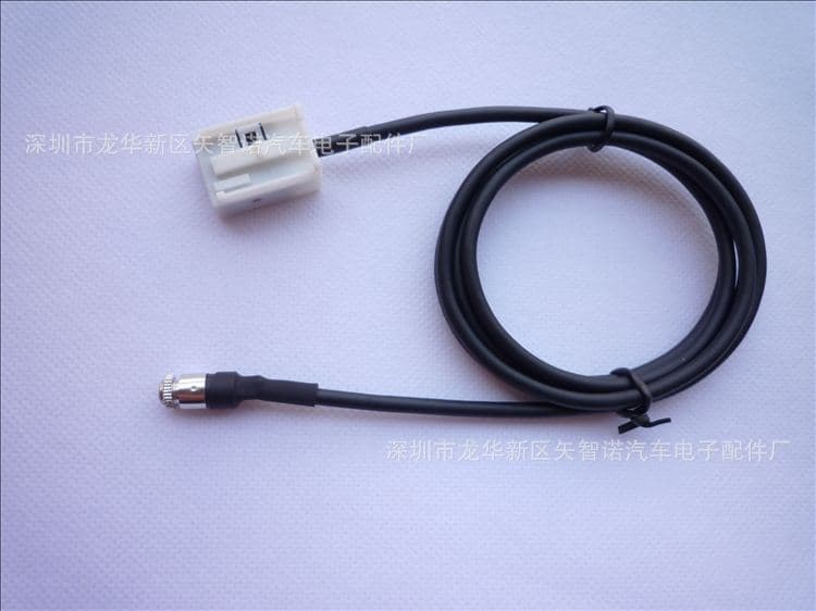 Car Audio Cable BW E60 E66 E81 E82 E88 E90 AUX Female Connector Cable