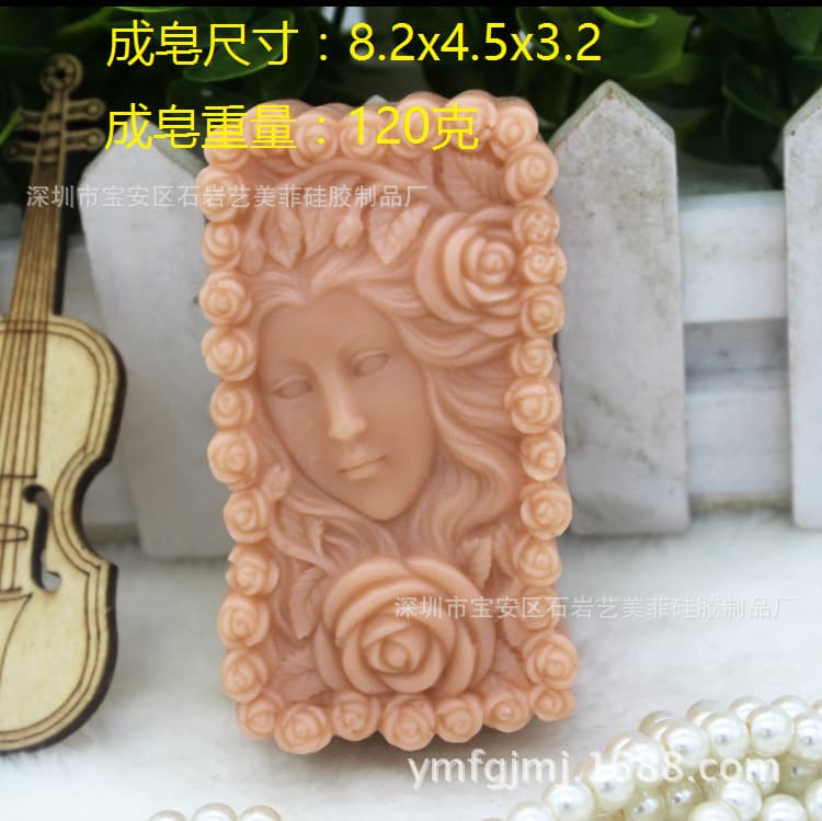 Handmade Soap Silicone Mold, Soap Candle Mold, Ice Carving Mold, Baking Mold