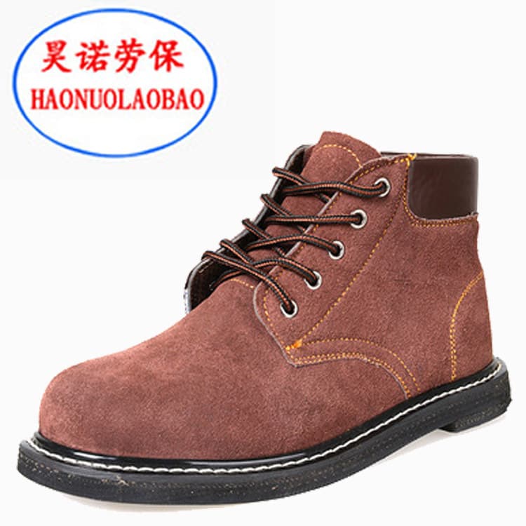 High-Cut Anti-Impact Metal Shard Resistant Labor Protection Shoes, Stitched Heat-Resistant Tire Sole, Anti-Puncture Steel Toe, Breathable Labor Protection Footwear