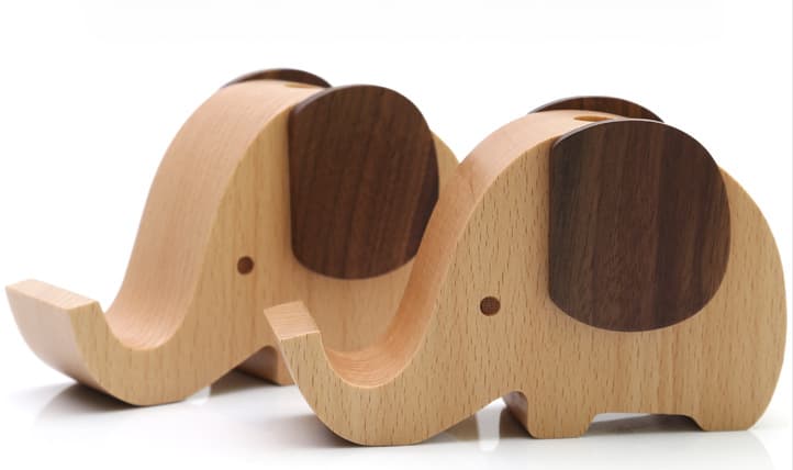Multi-functional Gift Elephant Pen Holder and Lazy Smartphone Stand for Student Study Desk Decor