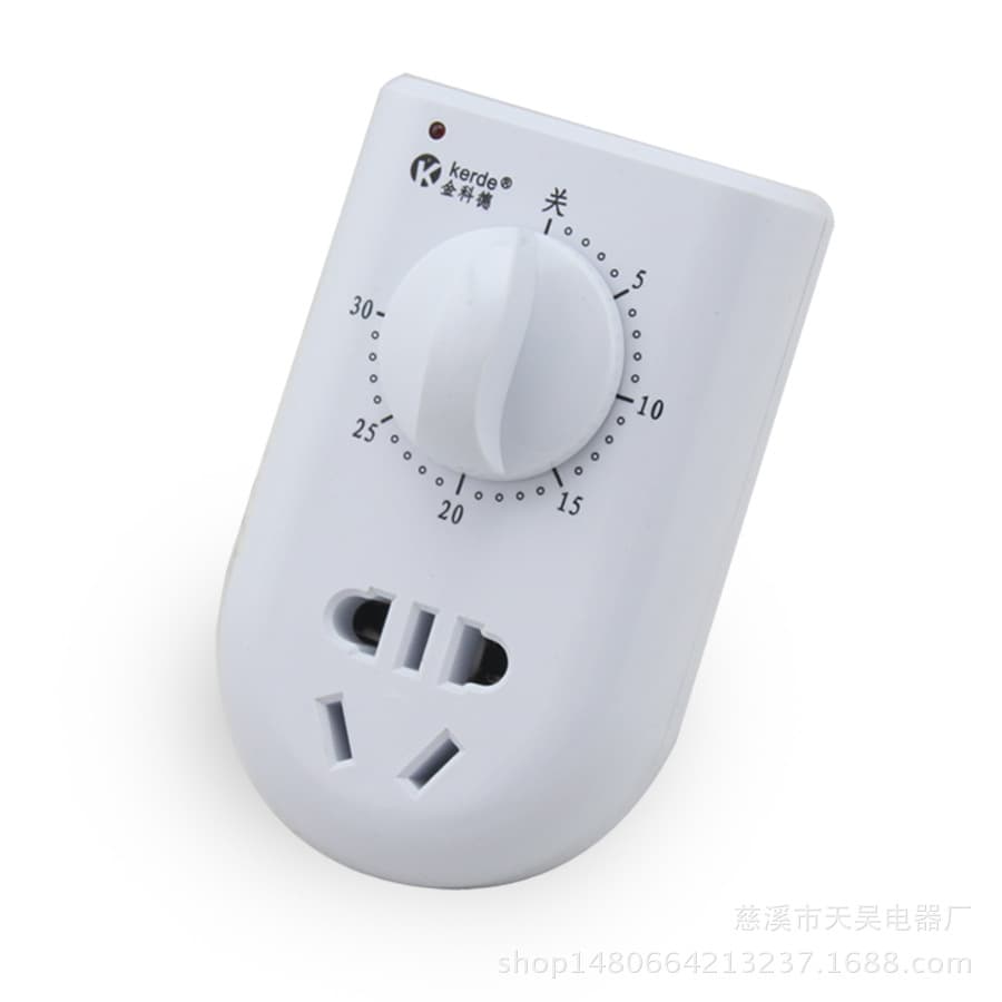 Kede Water Pump Timer 30-Minute Timer Socket Countdown Switch Electric Heating Smart Control Delay