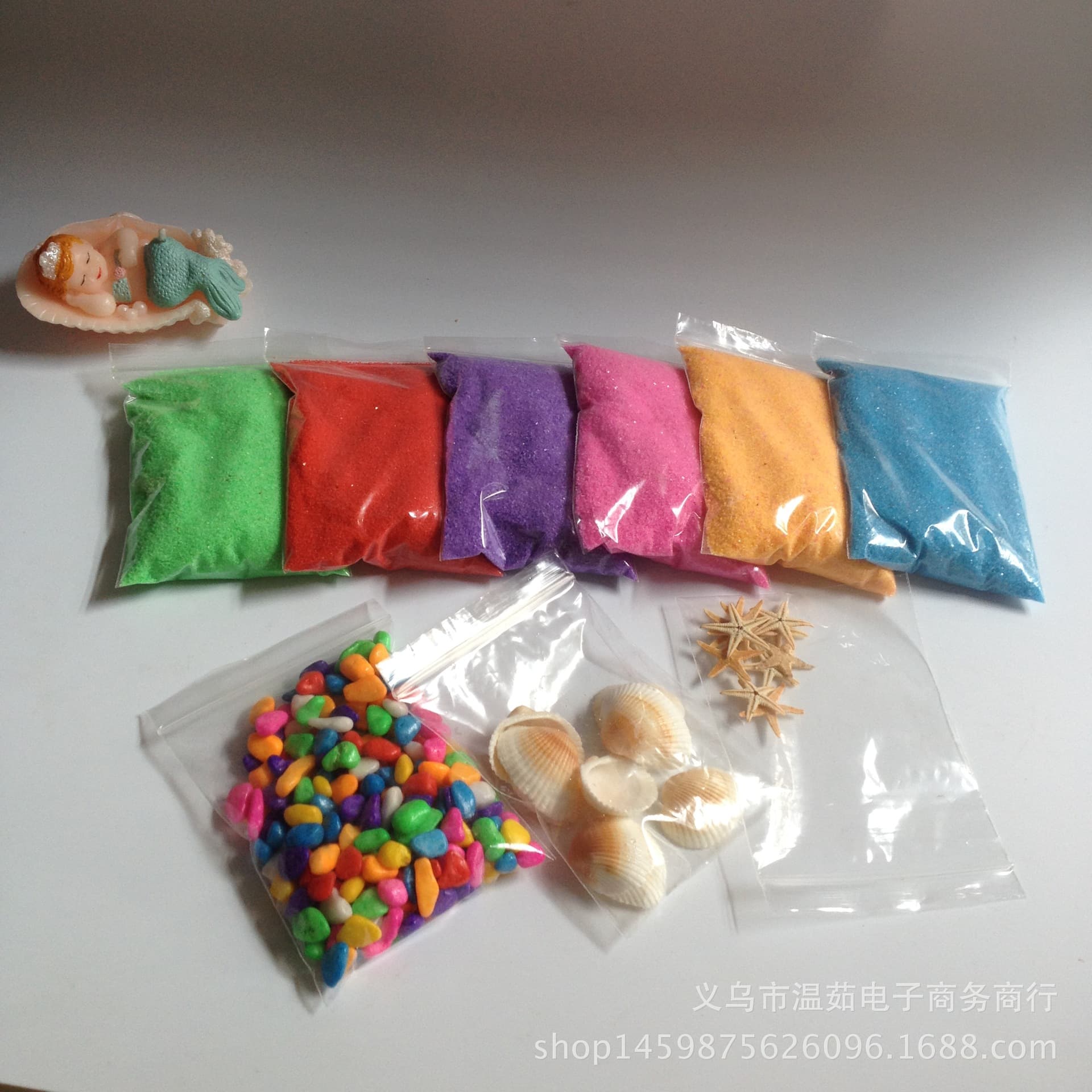 Jelly candle diy colored sand material accessories decoration 1KG 1kg jelly wax submarine viewing sand