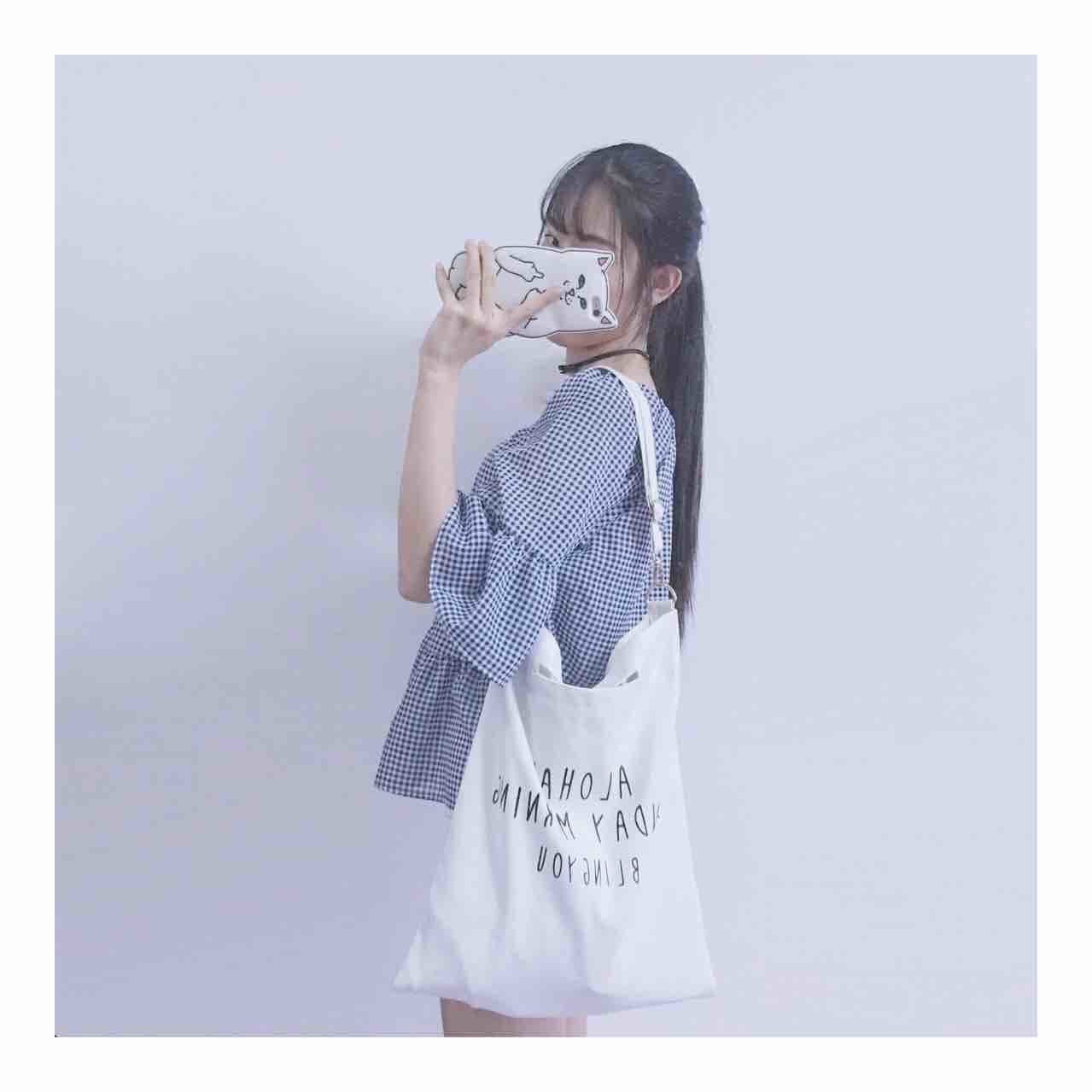 Personality Trend Canvas Bag Small Fresh Artistic Canvas Bag Drop Shipping