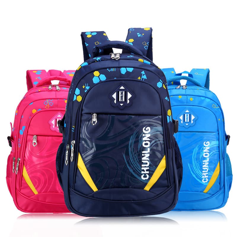 Manufacturer wholesales new Korean style elementary school schoolbags, children's schoolbags, boys and girls grade 1-6, customized children's schoolbags