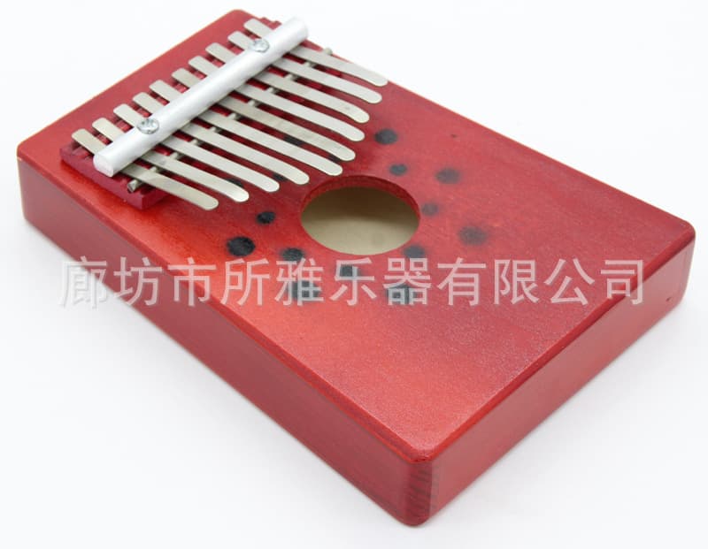 Red 10-Note Finger Piano Western Musical Instrument True Color 10-Note Thumb Piano Kalimba Kalimba Free Shipping