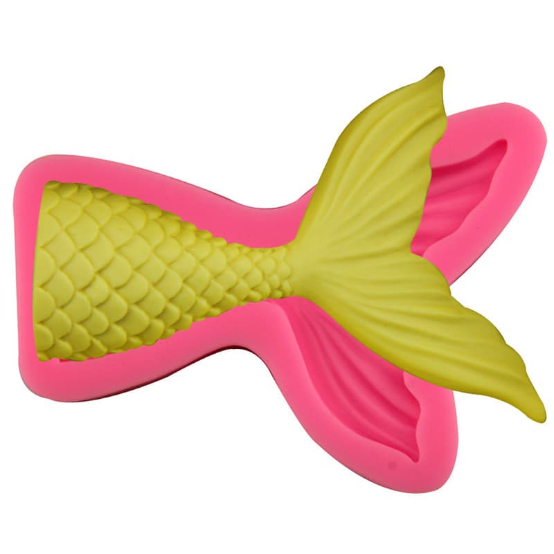 Small Silicone Mermaid Tail Cake Baking Mold Chocolate Sugar Art Mould Multi-Purpose Kitchen Tool for Baking And Chocolate Making