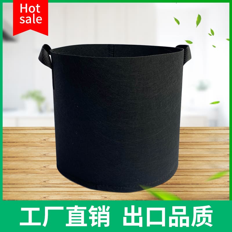 Planting Bag Factory Direct Root Control Tree Bag Felt Non-Woven Gallon Bag Seedling Nutrient Plant Bag Black