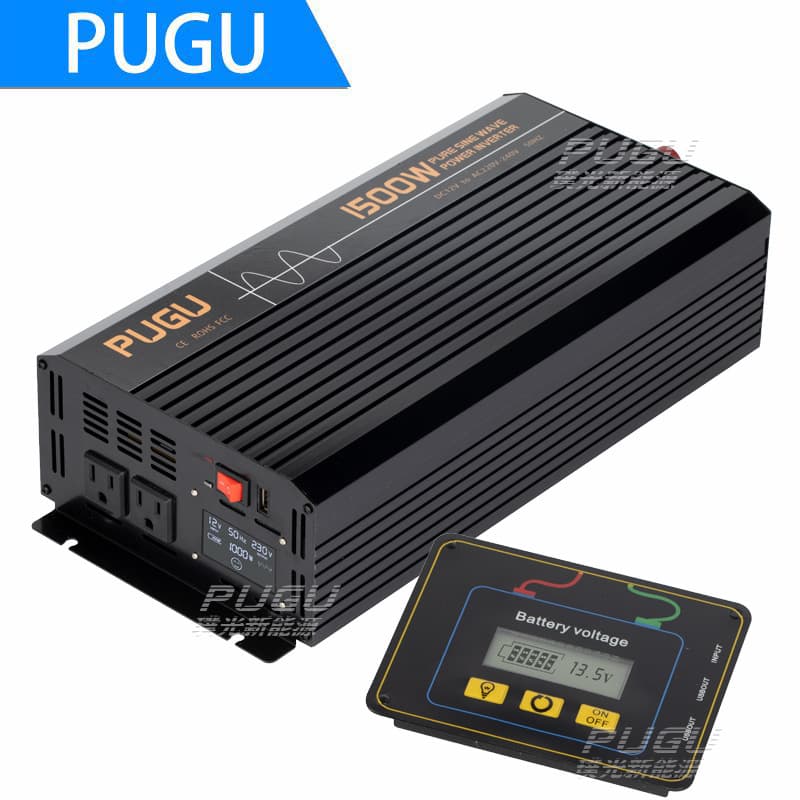 Custom 24V to 120V 1500W Pure Sine Wave Inverter Car Inverter Output Custom