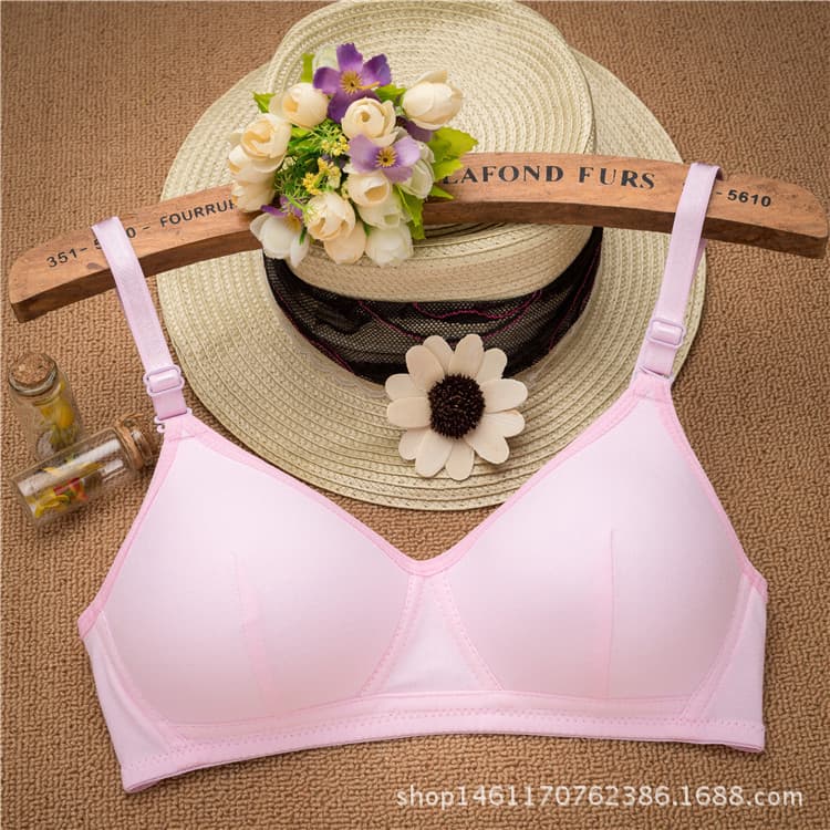 Student underwear for girls in the developmental period, no wire bra, pure cotton girl underwear, pure cotton thin bra, bra direct sale