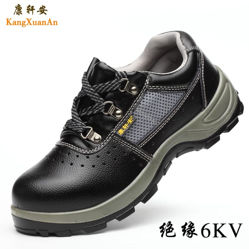 Electrician Insulated Shoes 6KV Lightweight Safety Shoes Men's Summer Breathable Solid Sole Work Shoes 6kV Women's Safety Shoes