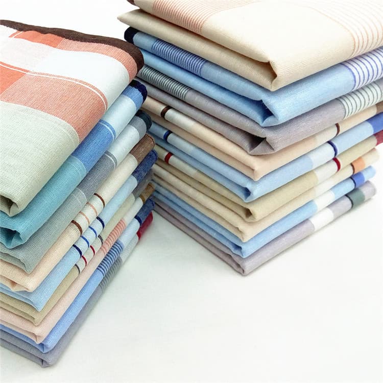 40cm cotton men's handkerchief, 100% cotton handkerchief for the elderly, old-fashioned cotton handkerchief as a gift for elders.