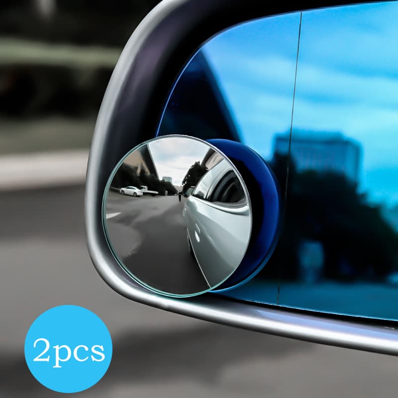 Frameless Adjustable Small Round Mirror for Reverse Parking Wide-Angle Blind Spot Mirror Car Rearview Mirror Auxiliary SD-2402