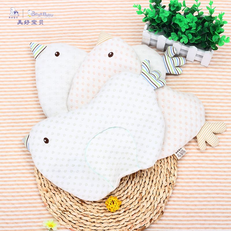 Manufacturer wholesale of Ming decision seed baby pillows, chick-shaped anti-flat head correction pillows