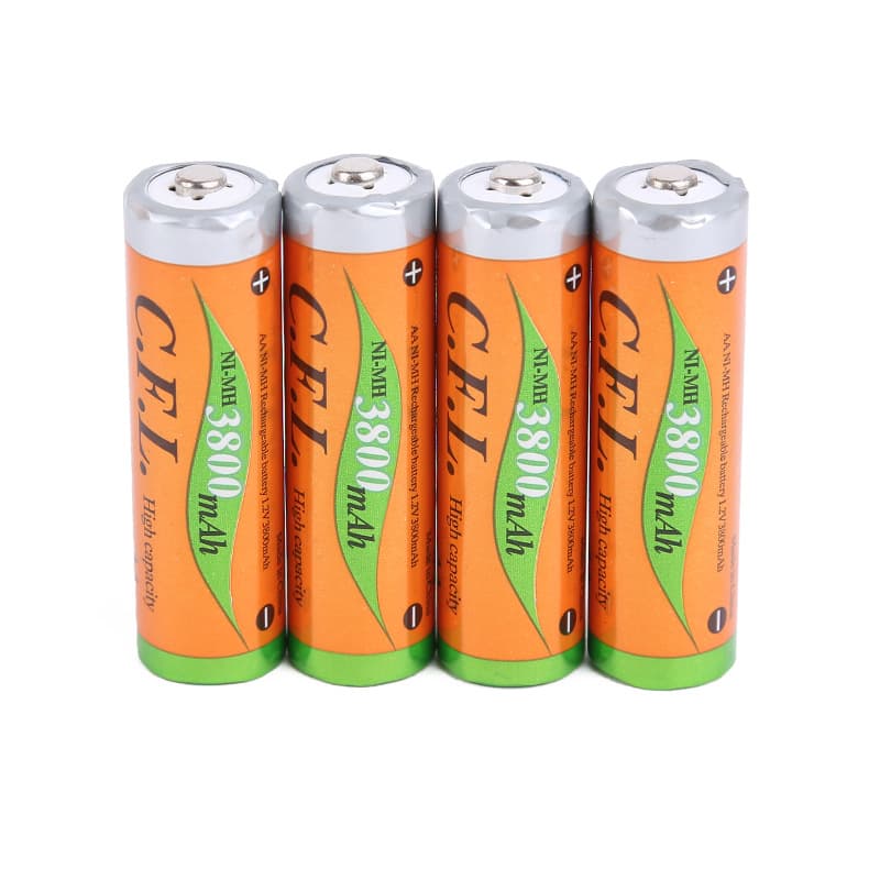CFL AA Rechargeable Battery 1.2V NiMH 1600mAh AA Rechargeable Battery for Children's Electric Toys