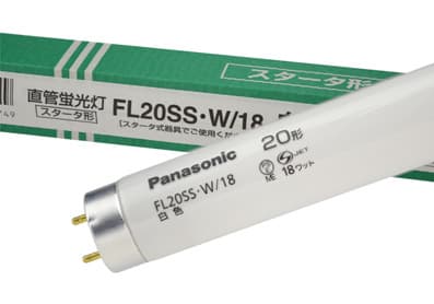 White Fluorescent Lamp Panasonic FL20SS.W/18