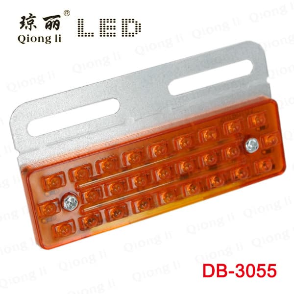 Qiongli LED Truck Car Vehicle Marker Light Signal Light Clearance Light Waterproof Ground Light 33 LEDs