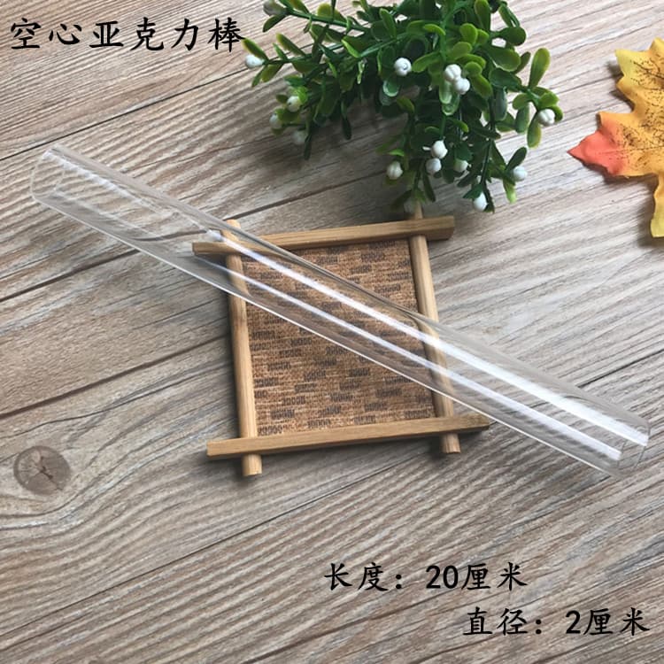 Clay Roller Acrylic Hollow Rolling Pin for Ultra-Light Clay, Polymer Clay, and Soft Clay Crafting Tools