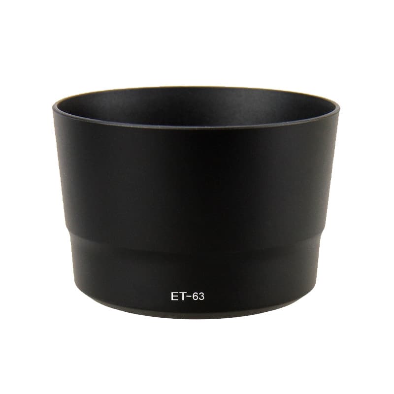 ET-63 mount lens hood designed for 55-250mm STM lens reversible installation