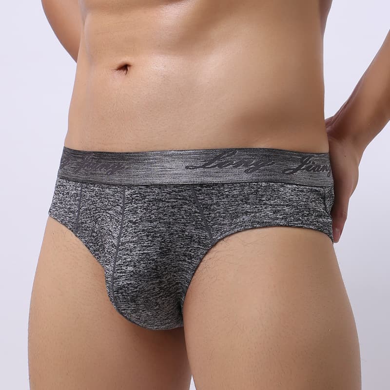 Longjiang's new masculine mid-waist men's briefs U-convex youth briefs with trendy men's hair on behalf of 434