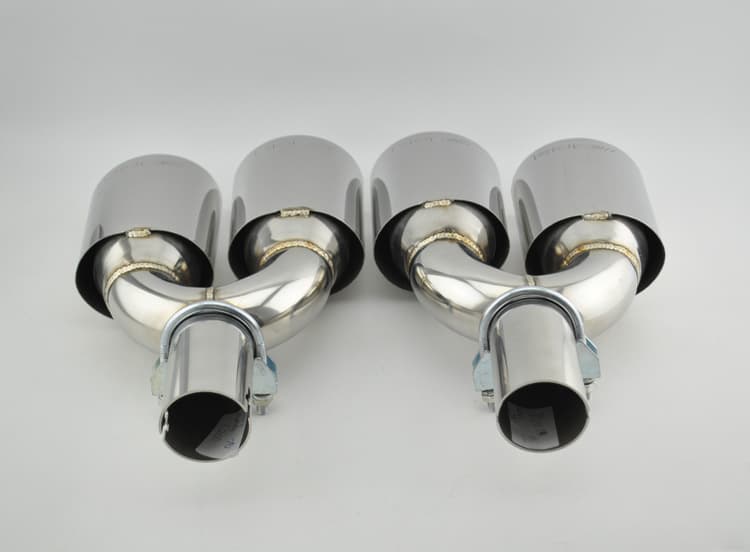 Dedicated Mercedes-Benz C200/W204 Car Modification Exhaust Tip C180 C260 to C63 AMG Quad Outlet Tailpipe