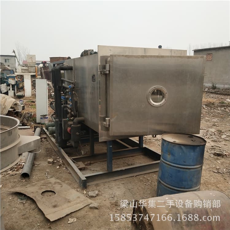 Factory in stock processing used 2 square food medicine vacuum freeze dryer used 1 square drying oven