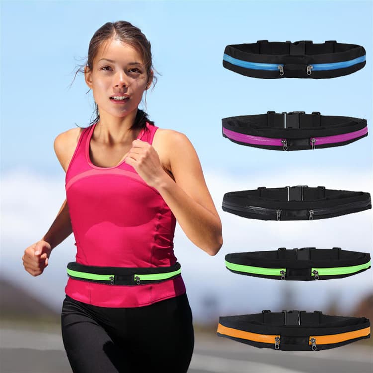 Outdoor Sports Waist Pack, Invisible Phone Pouch for Running and Cycling, High Elasticity Waist Bag, Fashion Sports Waist Pack