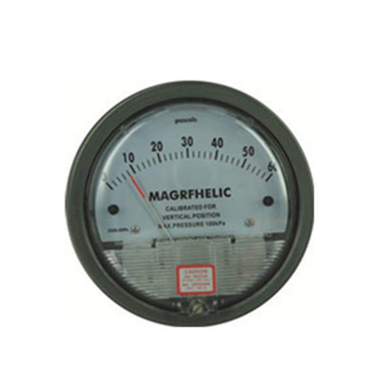Quality Tianen 0-60pa Biological Installation Differential Pressure Gauge, Micro Differential Pressure Gauge with Round Pointer