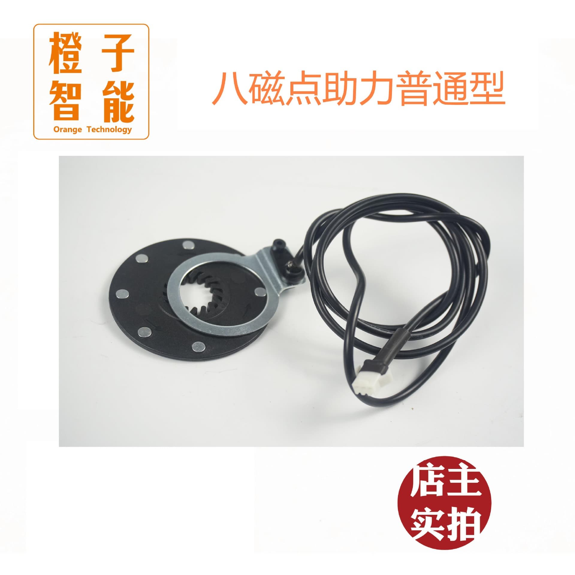 Bicycle conversion for electric bicycles with dedicated speed sensor / eight-magnetic-point assist type