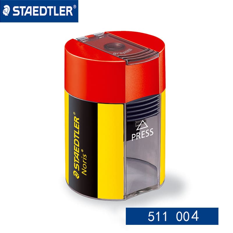 STAEDTLER 511 004 New Shape Single Hole Pencil Sharpener Bucket Pack