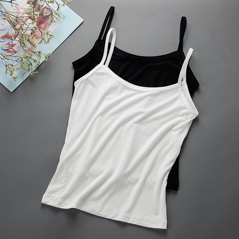 Dafusi Modal Solid Color Camisole Tank Top Women's Underwear Manufacturer Wholesale