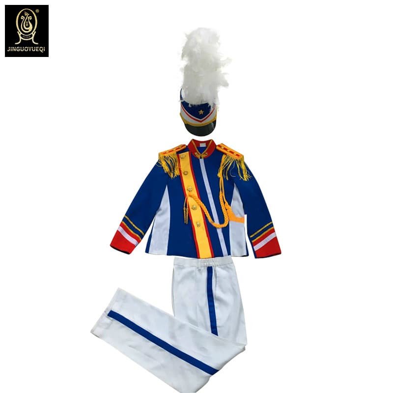 Jinguo Musical Instruments Drum and Horn Uniforms Customized Honor Guard Uniforms Honor Guard Band Uniforms Command Uniforms Military Band High-end Drum and Bugle Uniforms
