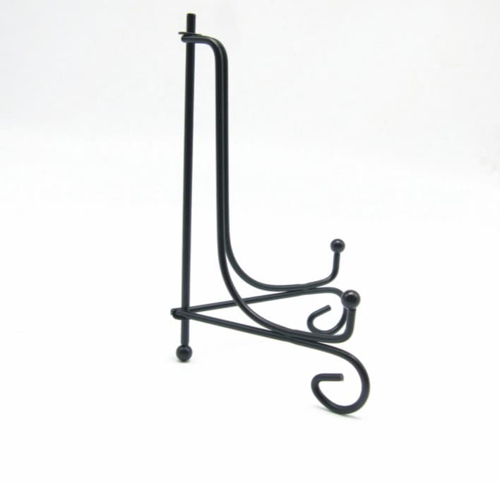 European-style Wrought Iron Plate Stand, Dish Holder, Display Plate Stand, Tea Cake Stand, Pu-erh Tea Rack Stone Holder
