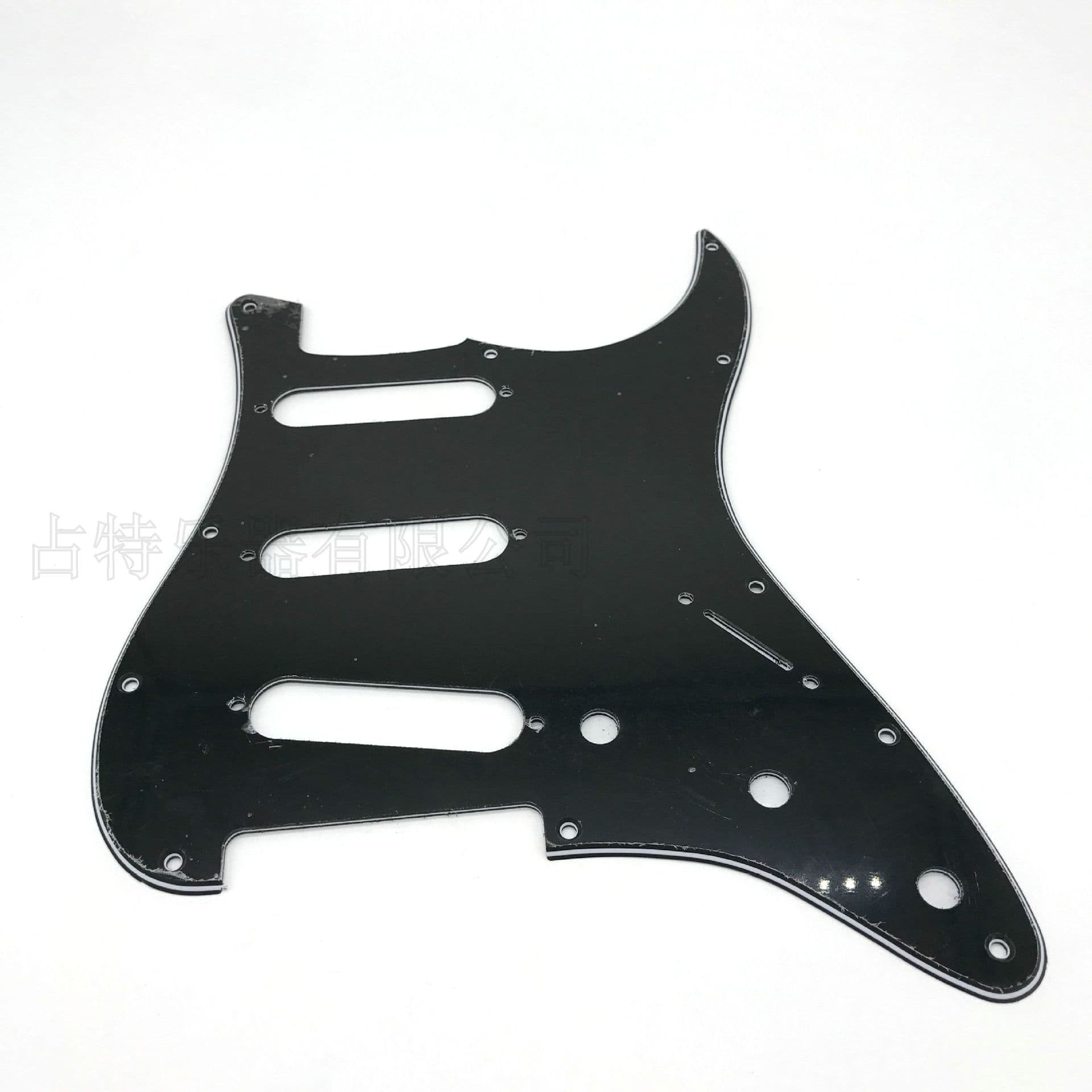 Electric Guitar Pickguard ST SSS Panel Black/White