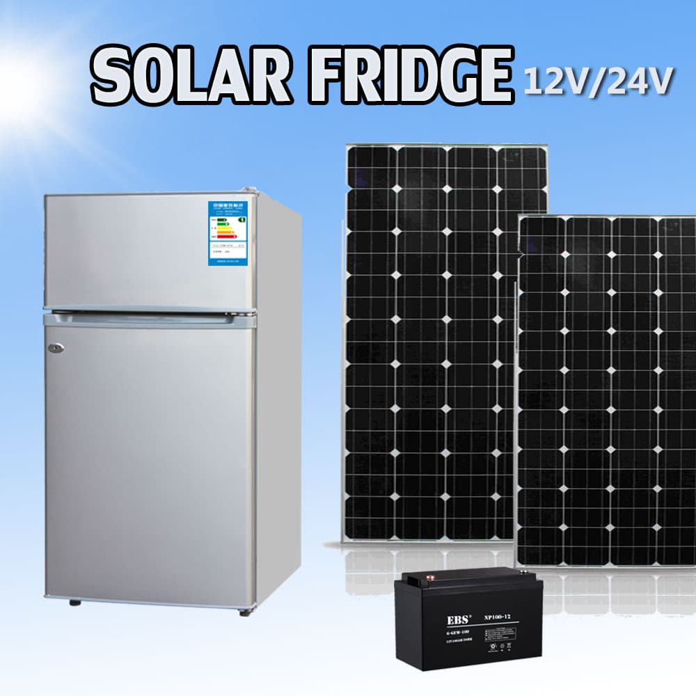 105L Solar DC Refrigerator 12V/24V Car Refrigerator RV Refrigerator