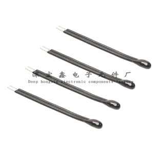 Factory Direct Supply PVC Black Lead Wire Small Black Head Battery Protection MF52D103F3380 Thermistor