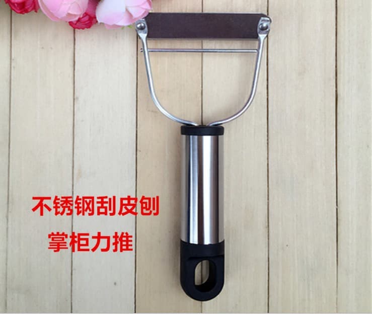 Street stall hot sale steel draw knife, factory direct stainless steel peeling plane
