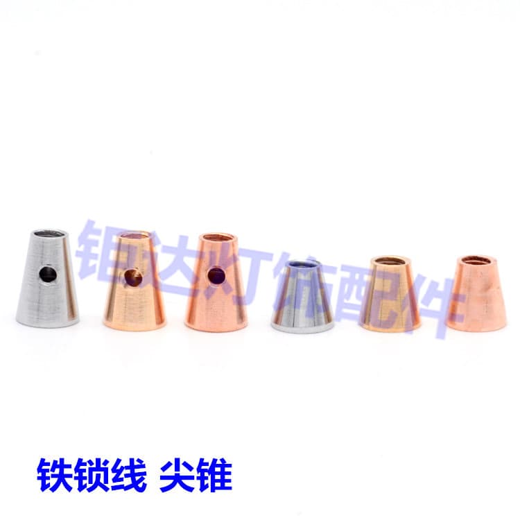 Iron Wire Locking Clip Pointed Tip Fixing Wire Clamp Locking Clip Iron Parts with Side Thread Lighting Fixture Accessories DIY