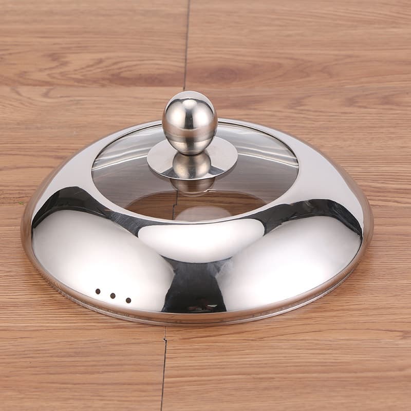 Manufacturer's self-produced stainless steel pot lid, combined lid, visible tempered glass lid, laser LOGO