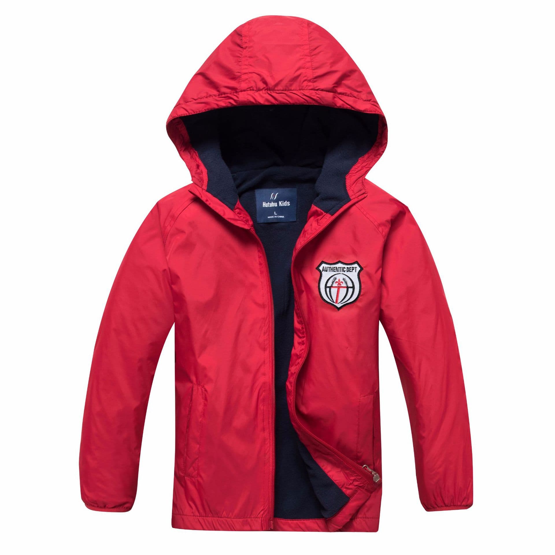 Wholesale Manufacturer of New Foreign Trade Kids' Jackets, Warm Waterproof Fabric Boys' Outdoor Sports Windbreakers with Drop Shipping