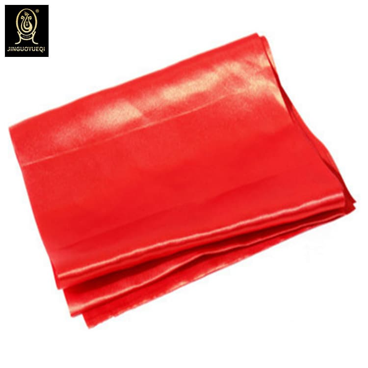 Golden fruit genuine goods dance lion dance red silk belt waist drum belt satin yangko belt 350*29CM super good effect
