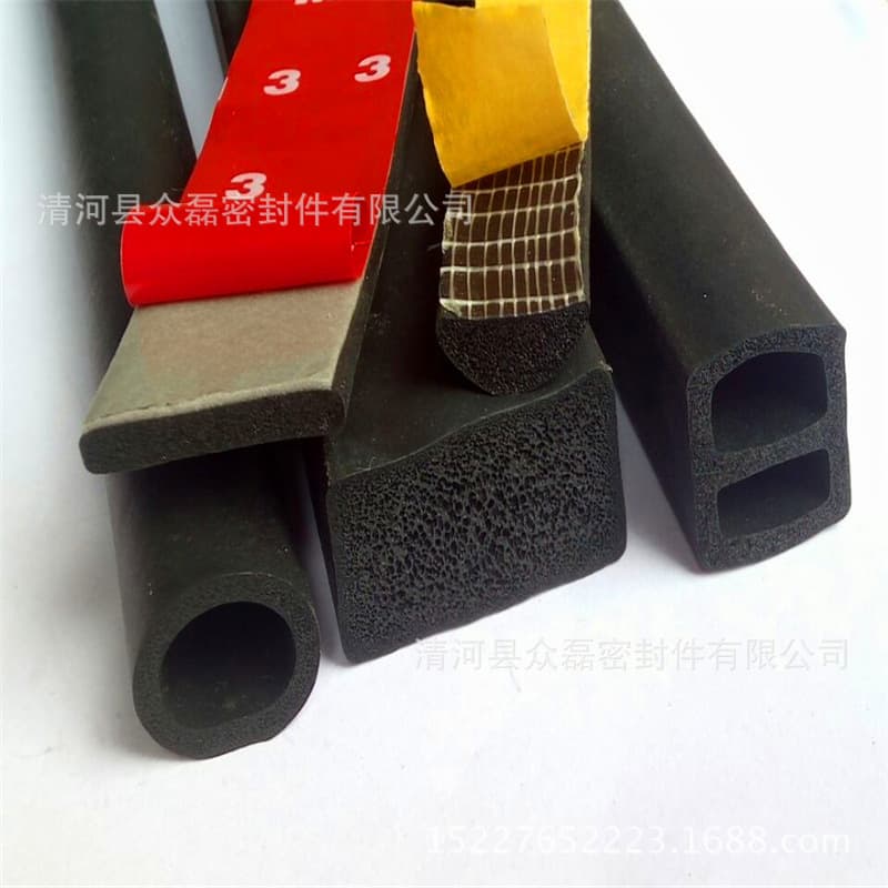 Rubber sealing strip, foam sponge strip, flame-retardant EPDM strip